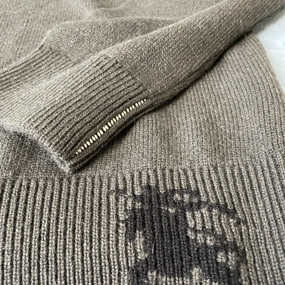 Burberry cashmere Men's Dark Gray Sweater - Picture 4 of 6